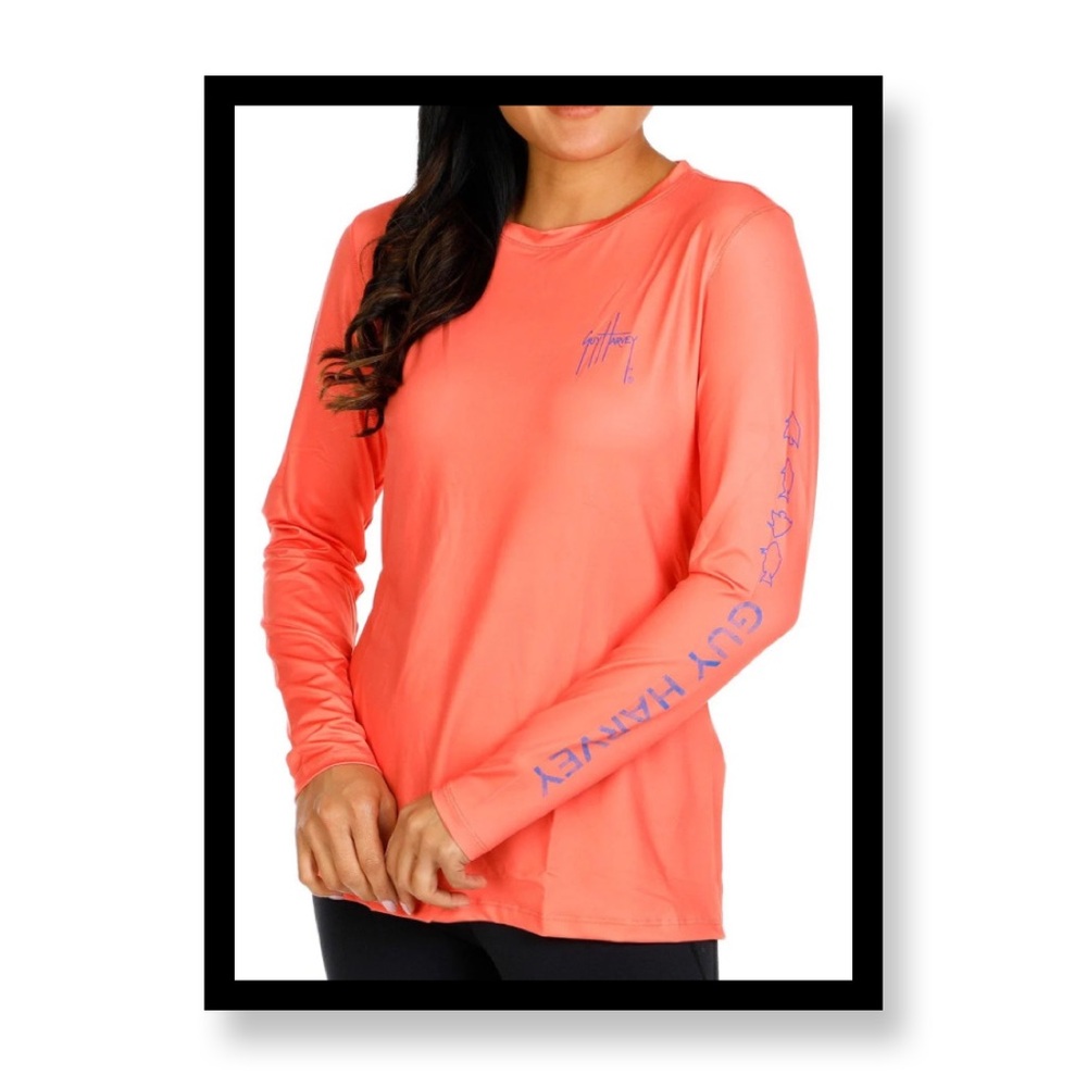 Guy Harvey Women’s Outdoor Long Sleeve Solid Top